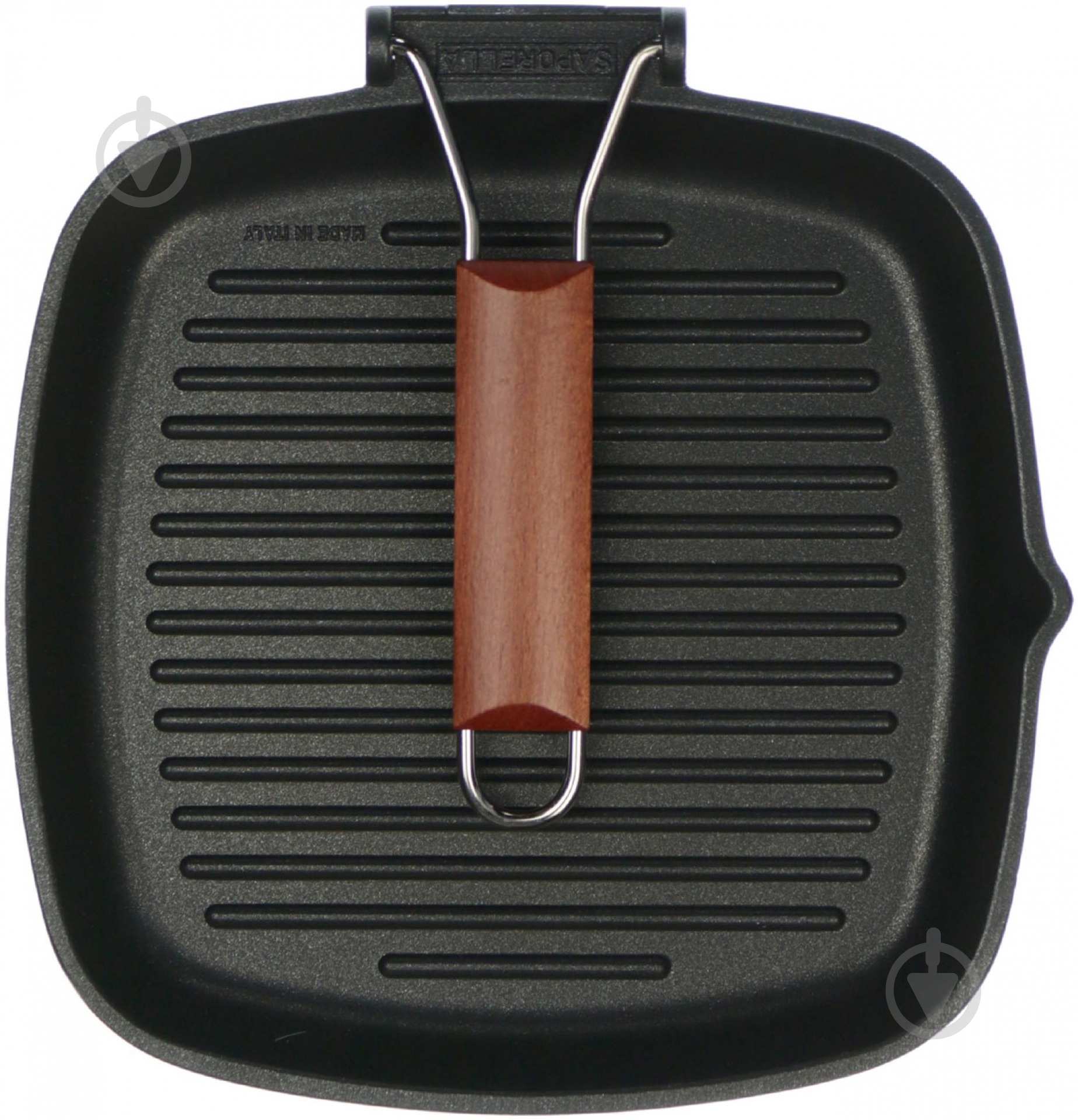 Сковорода-гриль Risoli EcoCast3 Saporella 26 см - фото 3