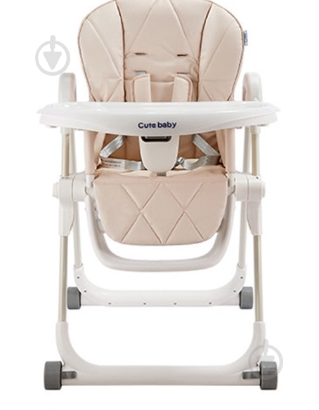 Стільчик для годування Lindo бежевий 174 beige - фото 1