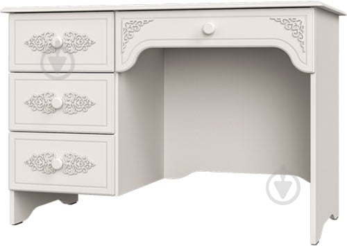 Стол письменный Санти Мебель Белль АС-06 левый белое дерево - фото 1 Стол письменный Санти Мебель Белль АС-06 левый белое дерево - фото 1