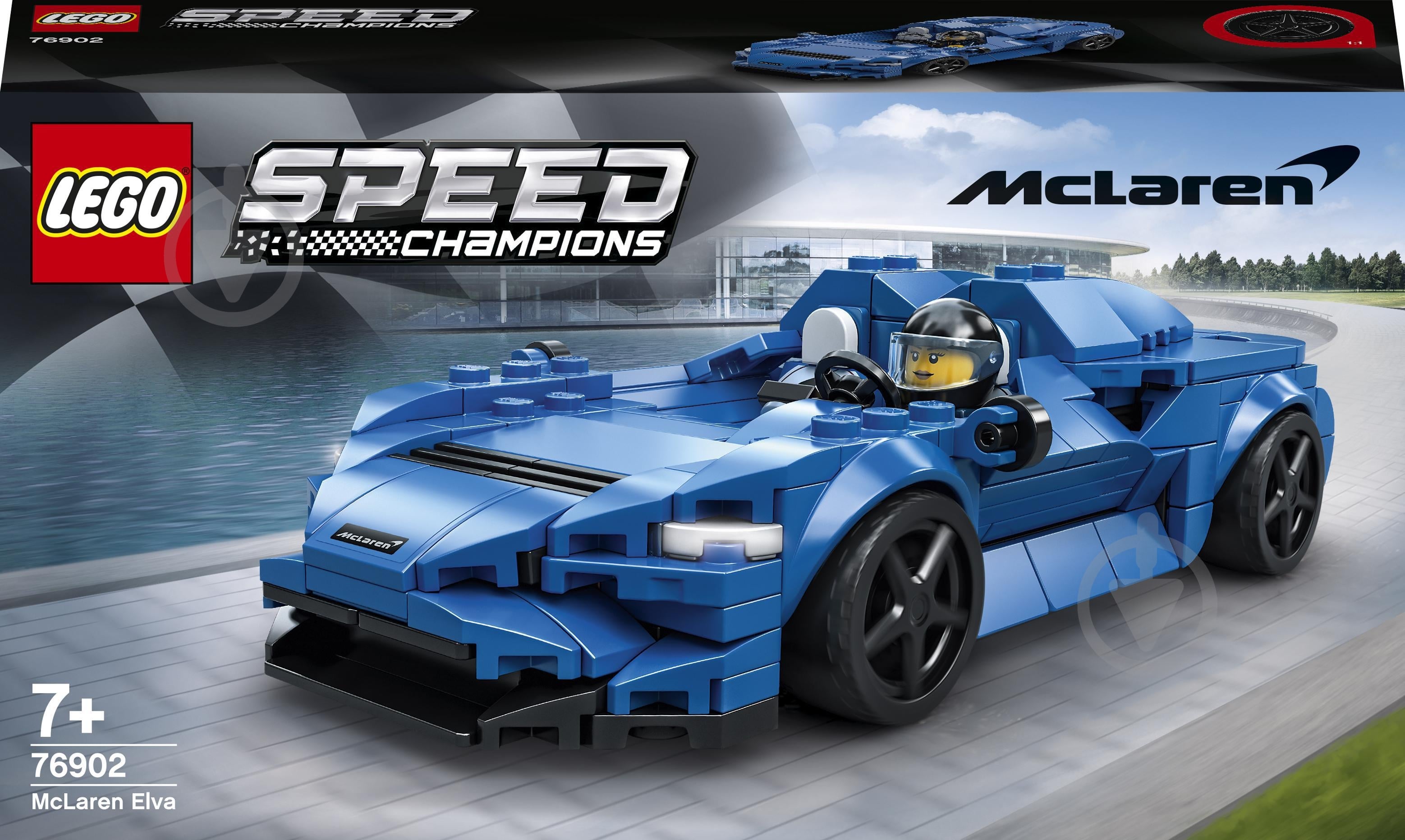 Конструктор LEGO Speed Champions McLaren Elva 76902 - фото 1 Конструктор LEGO Speed Champions McLaren Elva 76902 - фото 1