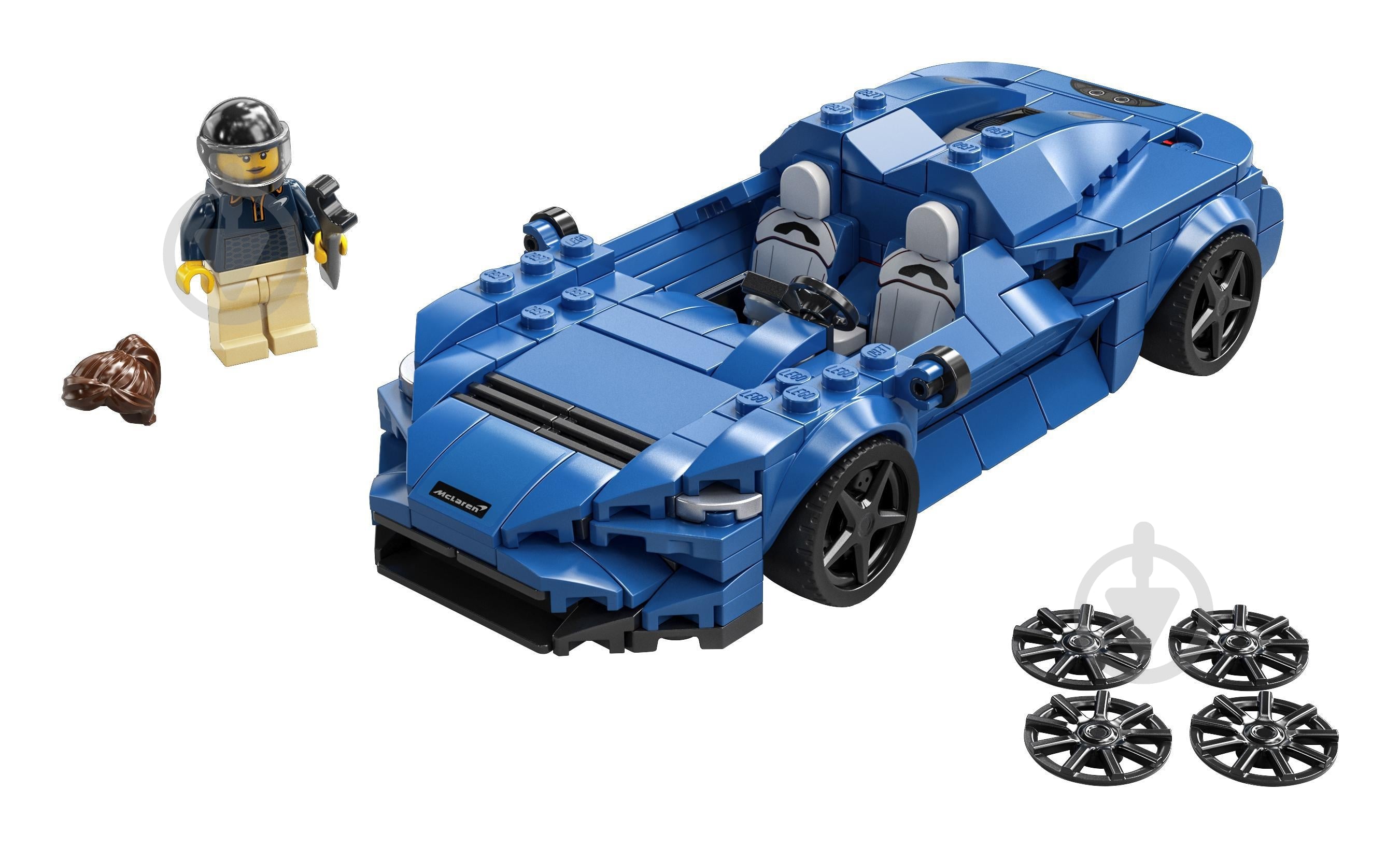 Конструктор LEGO Speed Champions McLaren Elva 76902 - фото 4 Конструктор LEGO Speed Champions McLaren Elva 76902 - фото 4