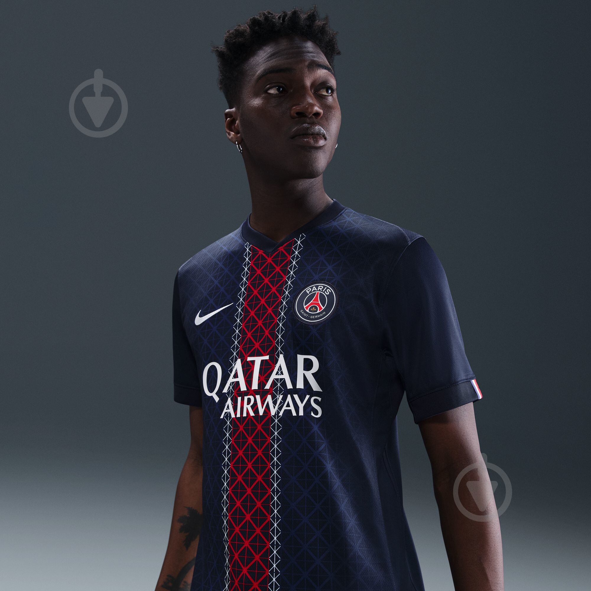 ᐉ Футболка Nike PSG M NK DF JSY SS STAD HM HJ4593-411 р.2XL синій