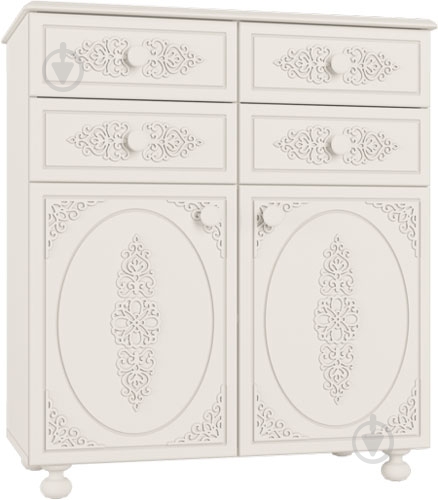 Комод Санти Мебель Белль АС-18 белое дерево/белый - фото 1