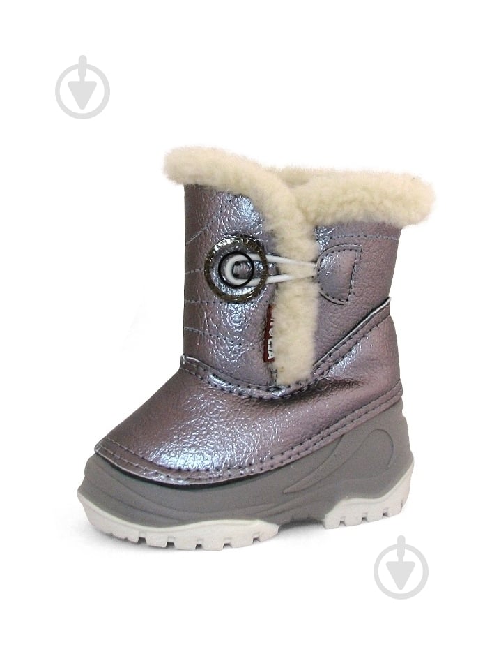 Сапоги зимние Alisa Line Blase mini р.22 серебряный - фото 1