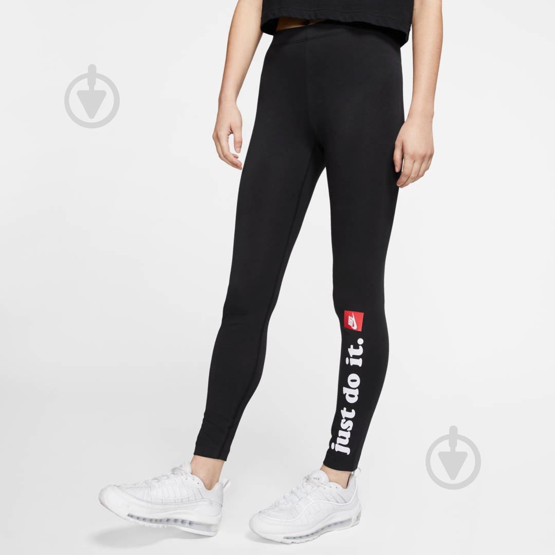 Лосины Nike W NSW LGGNG CLUB CJ1994-010 р.L черный - фото 4