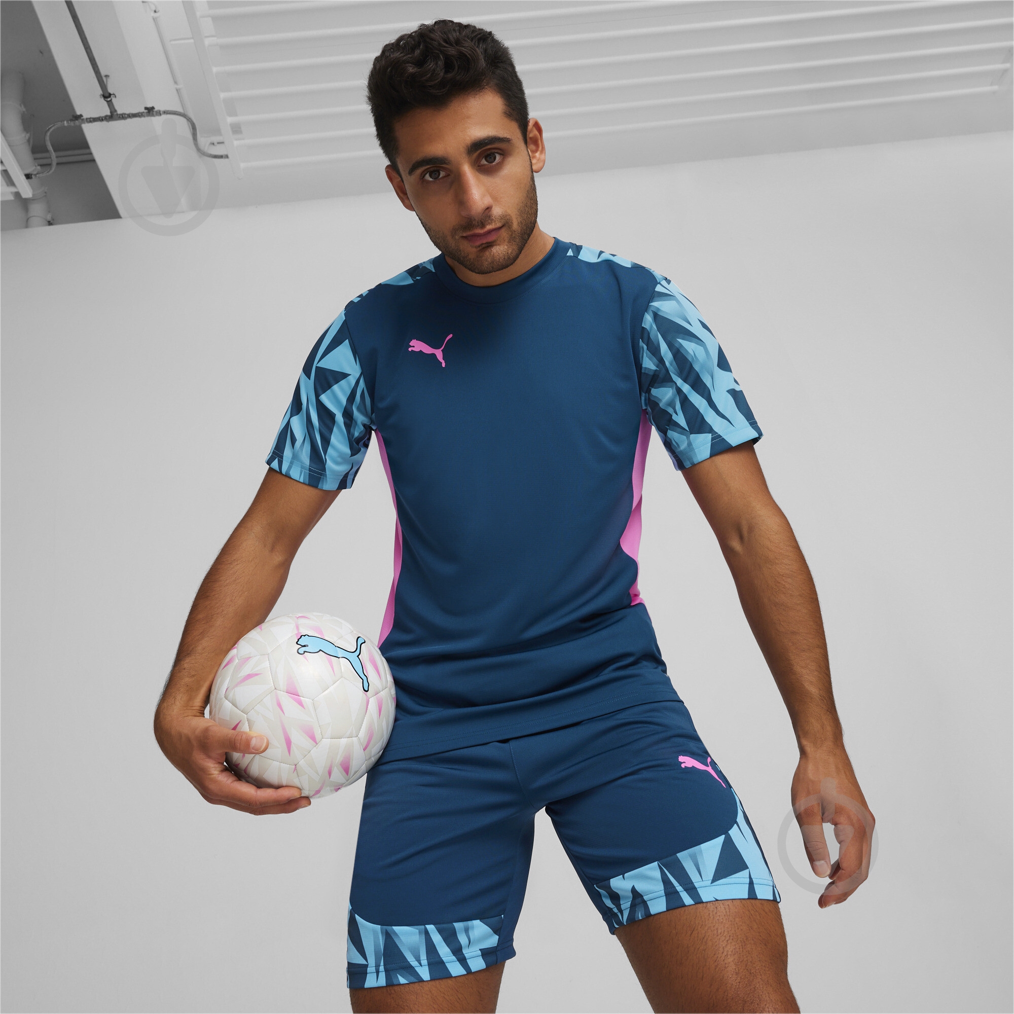 Футболка Puma INDIVIDUALFINAL JERSEY 65901856 р.M синий - фото 3