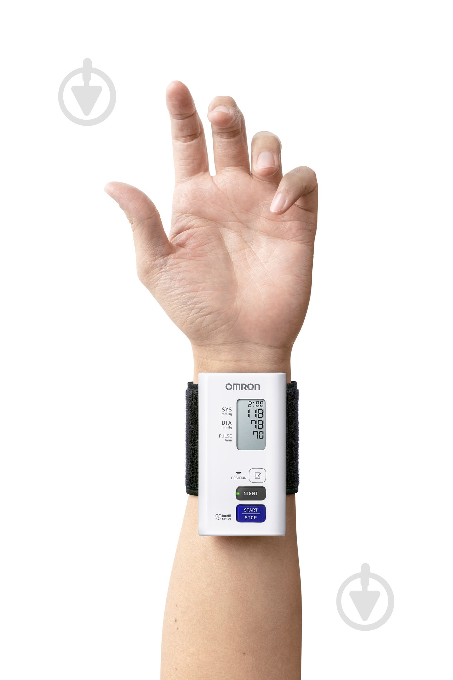 Тонометр на зап'ястя Omron Nightview(НЕМ-9601T-E3) - фото 2 Тонометр на зап'ястя Omron Nightview(НЕМ-9601T-E3) - фото 2