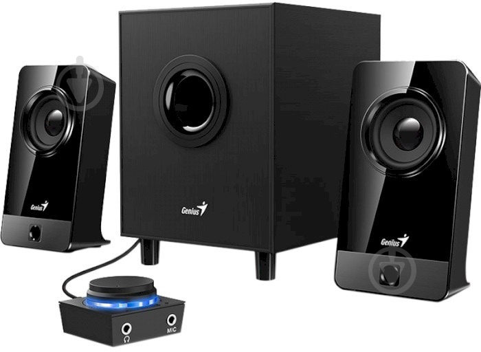 Акустическая система Genius SW-300X 2.1 black - фото 1 Акустическая система Genius SW-300X 2.1 black - фото 1