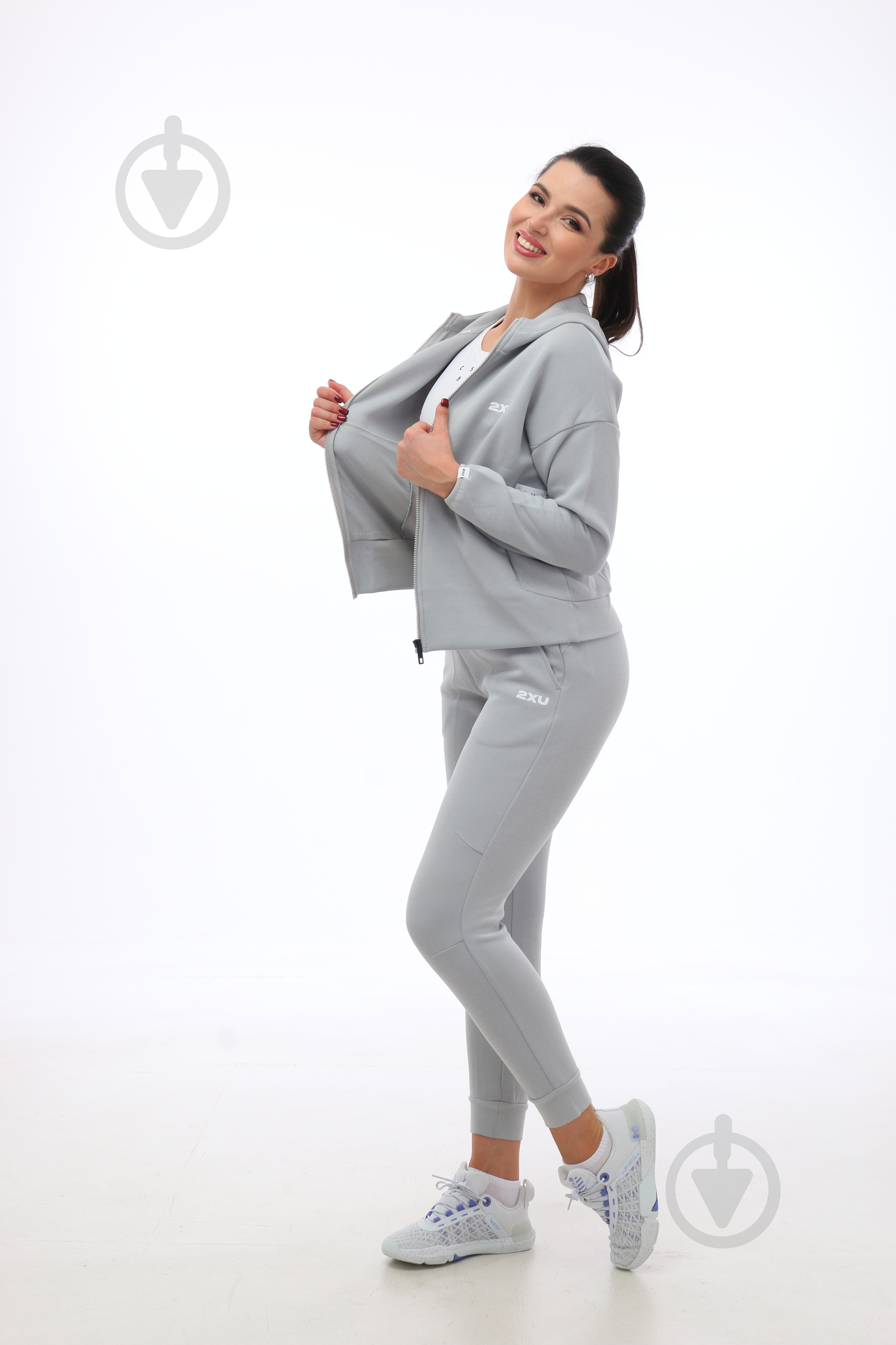 Брюки 2XU Commute Trackpants WR7079b_HBM/WHT р. M серый - фото 10 Брюки 2XU Commute Trackpants WR7079b_HBM/WHT р. M серый - фото 10