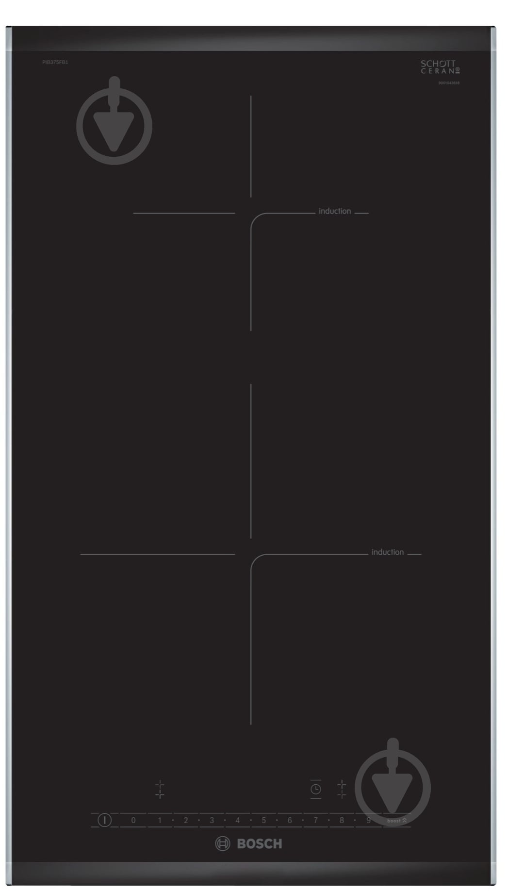 Варочная поверхность индукционная Bosch PIB375FB1E - фото 1