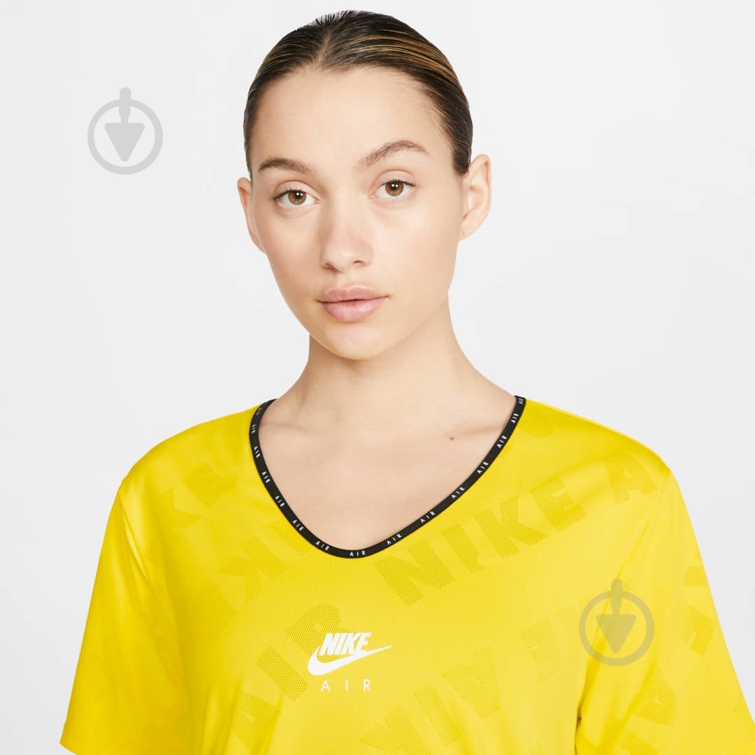Футболка Nike W NK AIR TOP SS CJ2064-731 р.M желтый - фото 6