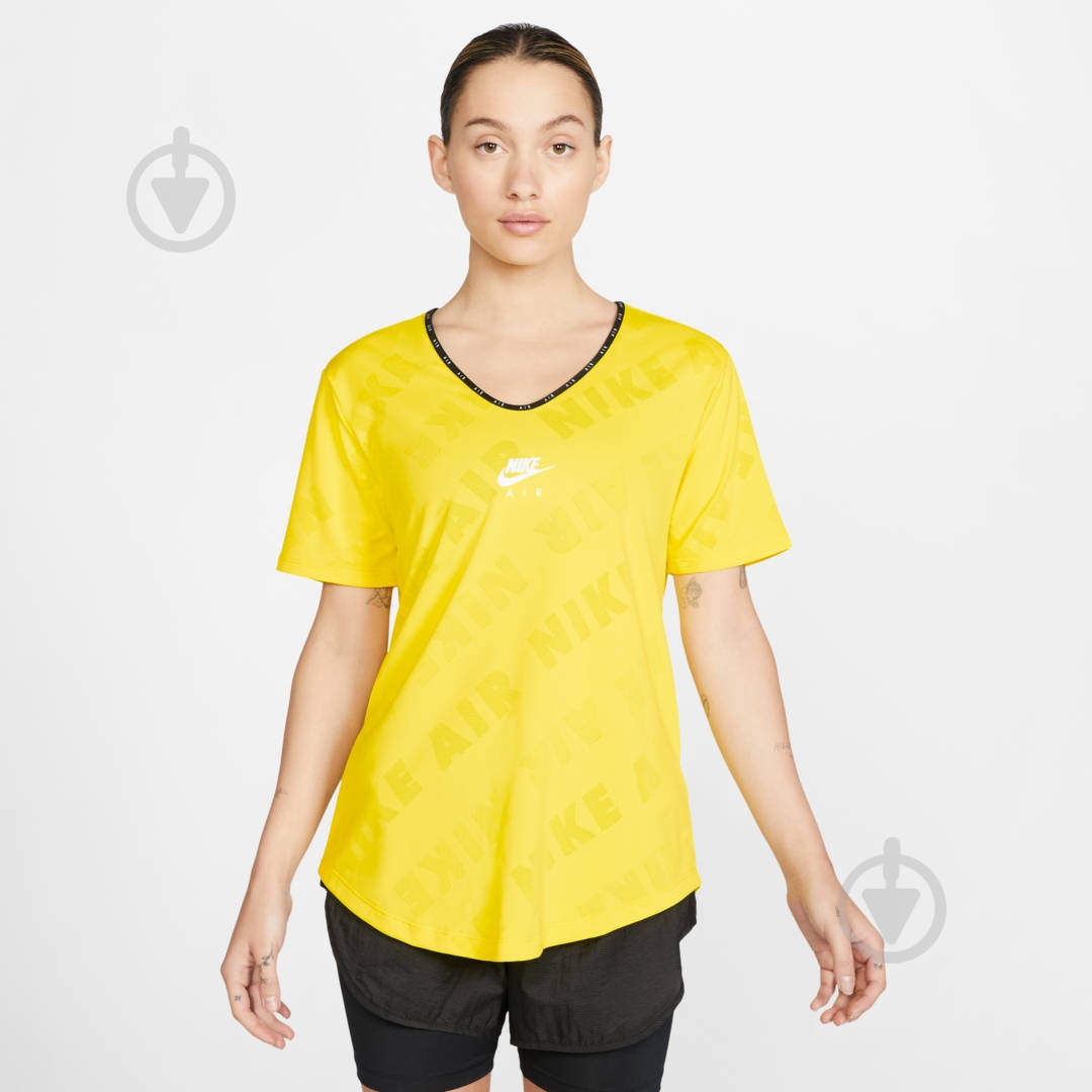 Футболка Nike W NK AIR TOP SS CJ2064-731 р.S желтый - фото 4