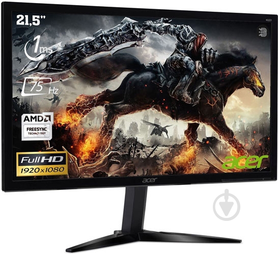Монітор Acer KG221Q A 21,5" (UM.WX1EE.A01) - фото 2 Монітор Acer KG221Q A 21,5" (UM.WX1EE.A01) - фото 2