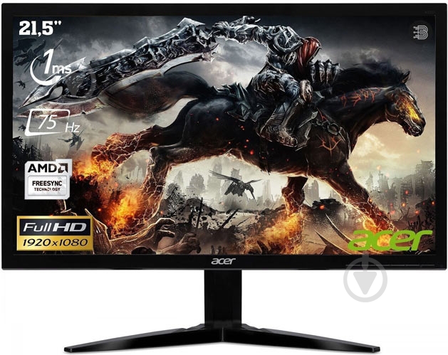 Монітор Acer KG221Q A 21,5" (UM.WX1EE.A01) - фото 1 Монітор Acer KG221Q A 21,5" (UM.WX1EE.A01) - фото 1