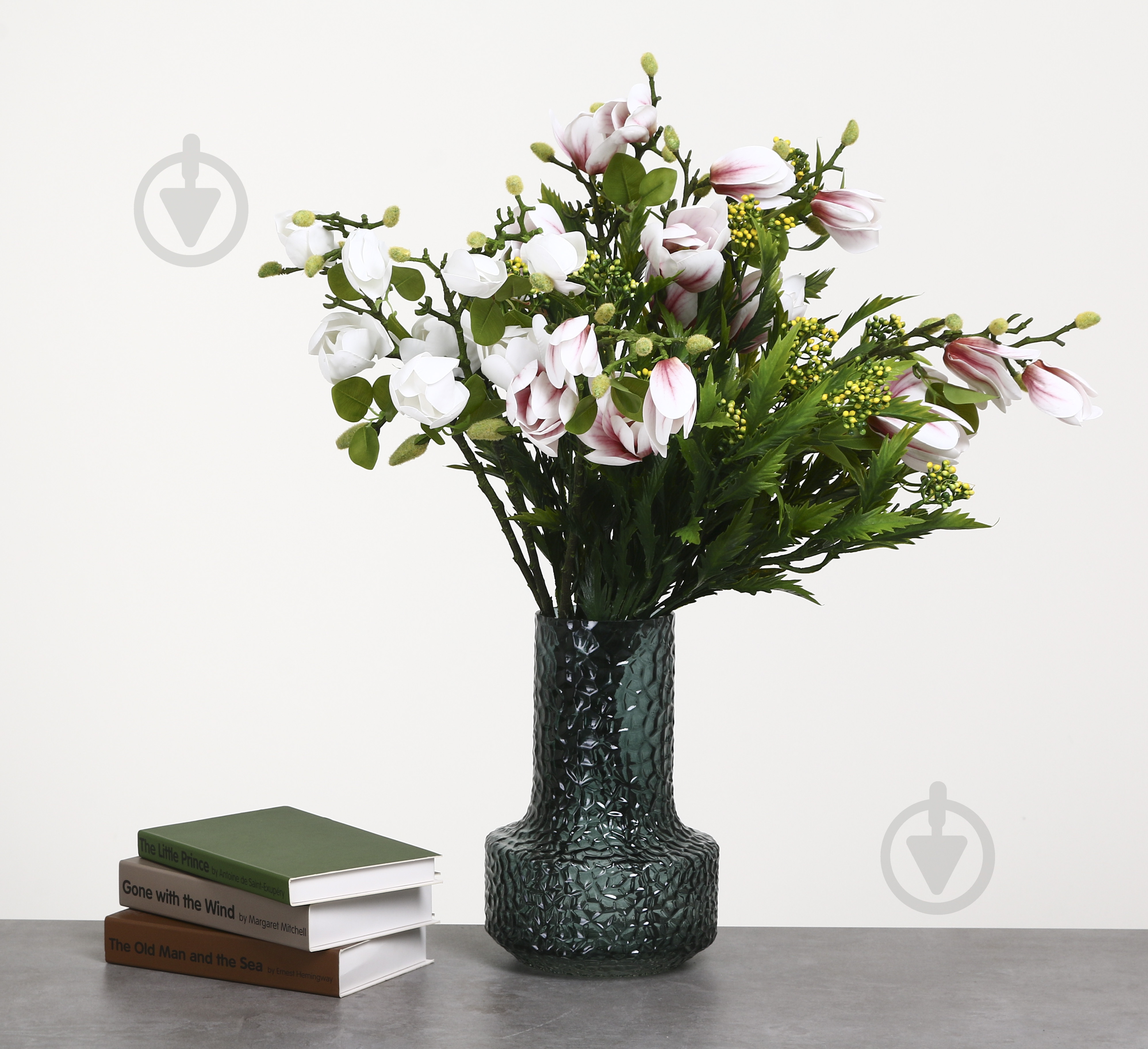 Ваза для цветов Texture 1026GREEN 26 см зеленая - фото 4 Ваза для цветов Texture 1026GREEN 26 см зеленая - фото 4