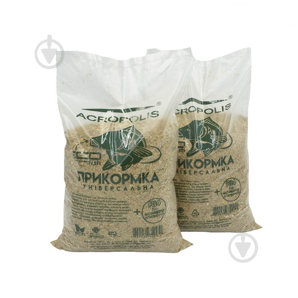 Прикормка Acropolis 800 г универсал ECOfish - фото 1
