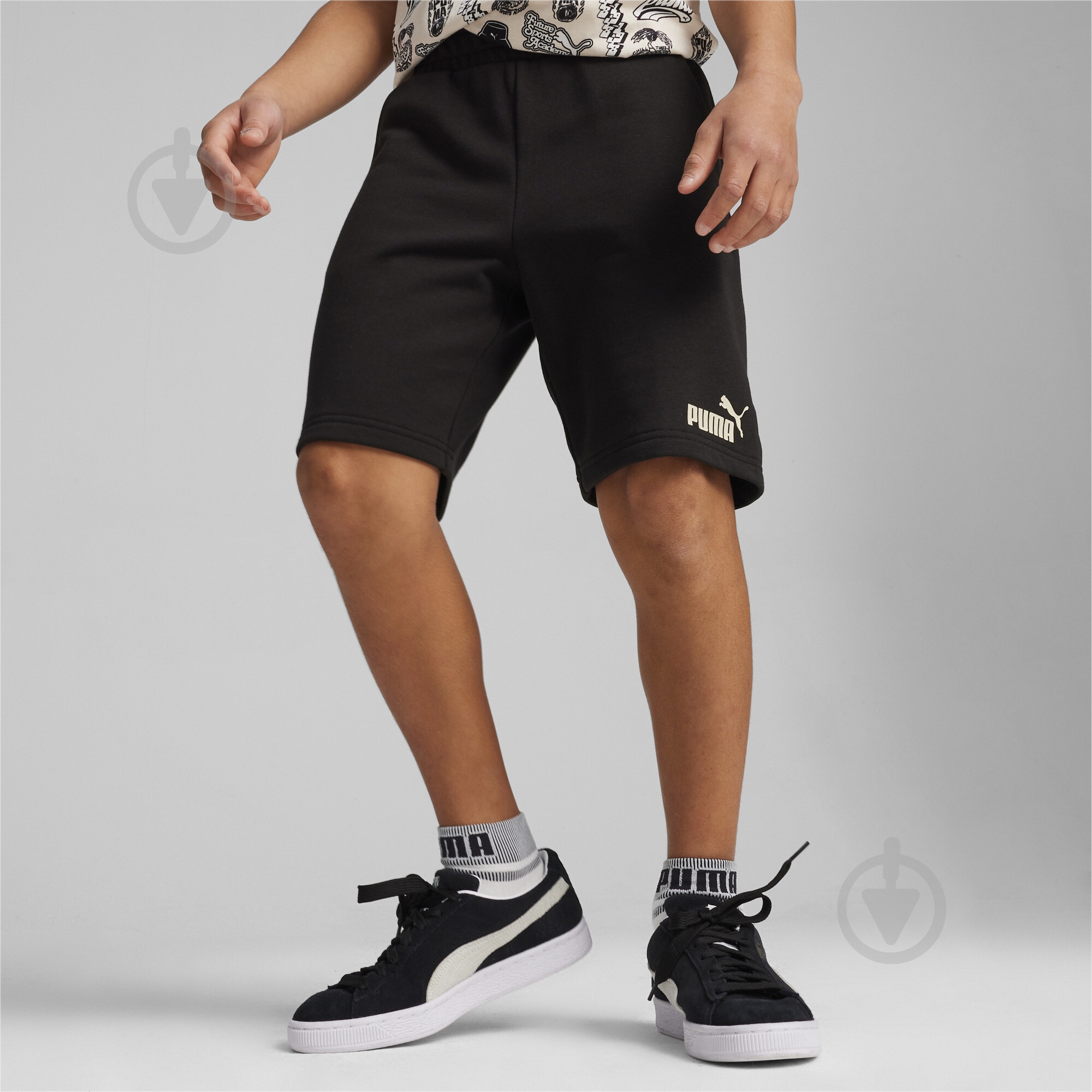 Шорты Puma ESS+ MID 90S SHORTS TR B 67924701 р. 164 черный - фото 3