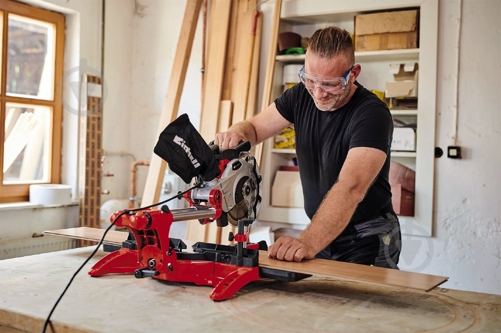 Пила торцовочная Einhell TC-SM 2131/2 Dual + TC-VC 1820 S - фото 4