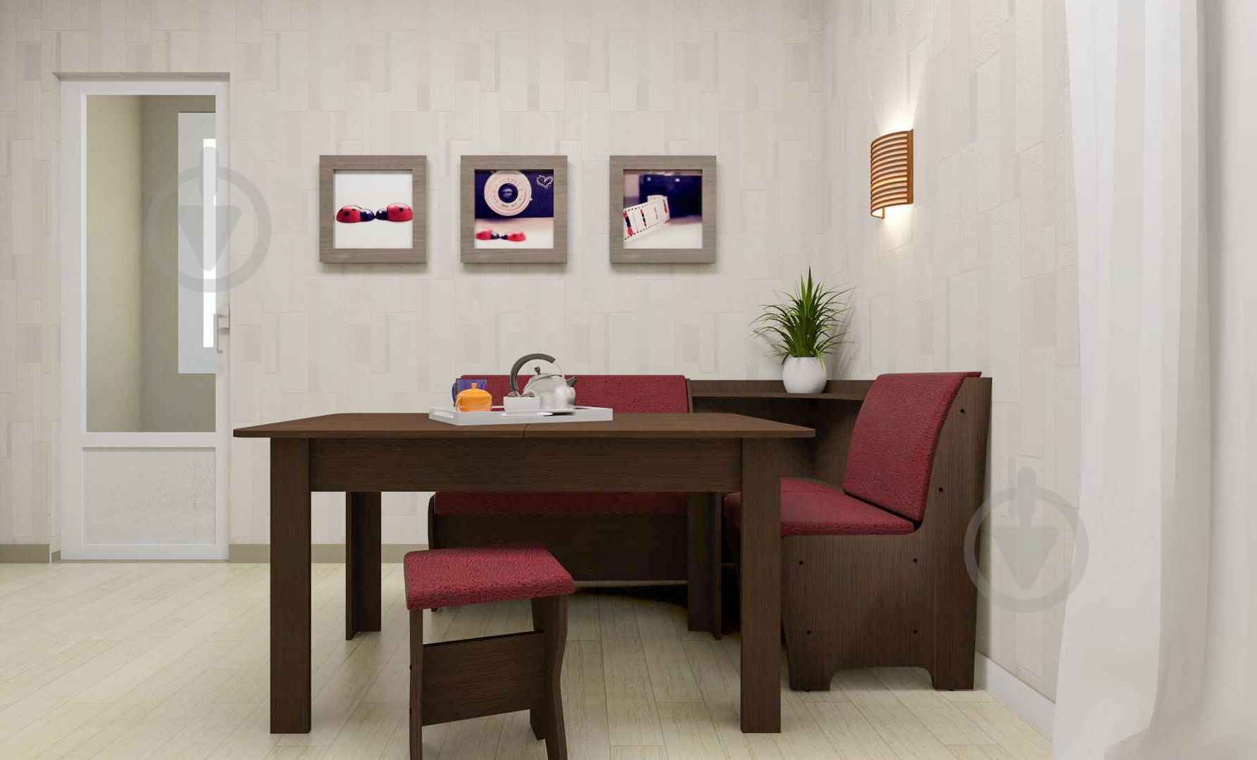 Стол обеденный Компанит КС-5 бук - фото 2