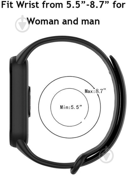 Ремешок для фитнес-браслета Xiaomi Mi Band 6 Light gray - фото 3