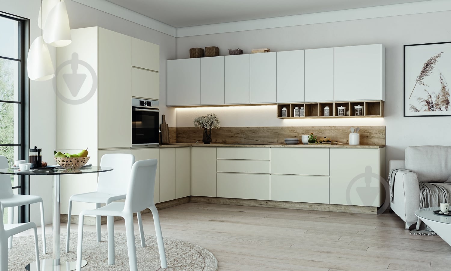 Кухня Грейд Альфа сірий матовий - фото 1