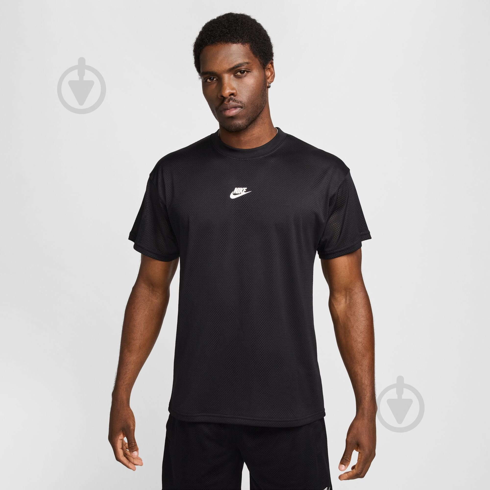 Футболка Nike M NSW MESH M90 SS TOP HQ1983-010 р.2XL чорний - фото 1 Футболка Nike M NSW MESH M90 SS TOP HQ1983-010 р.2XL чорний - фото 1