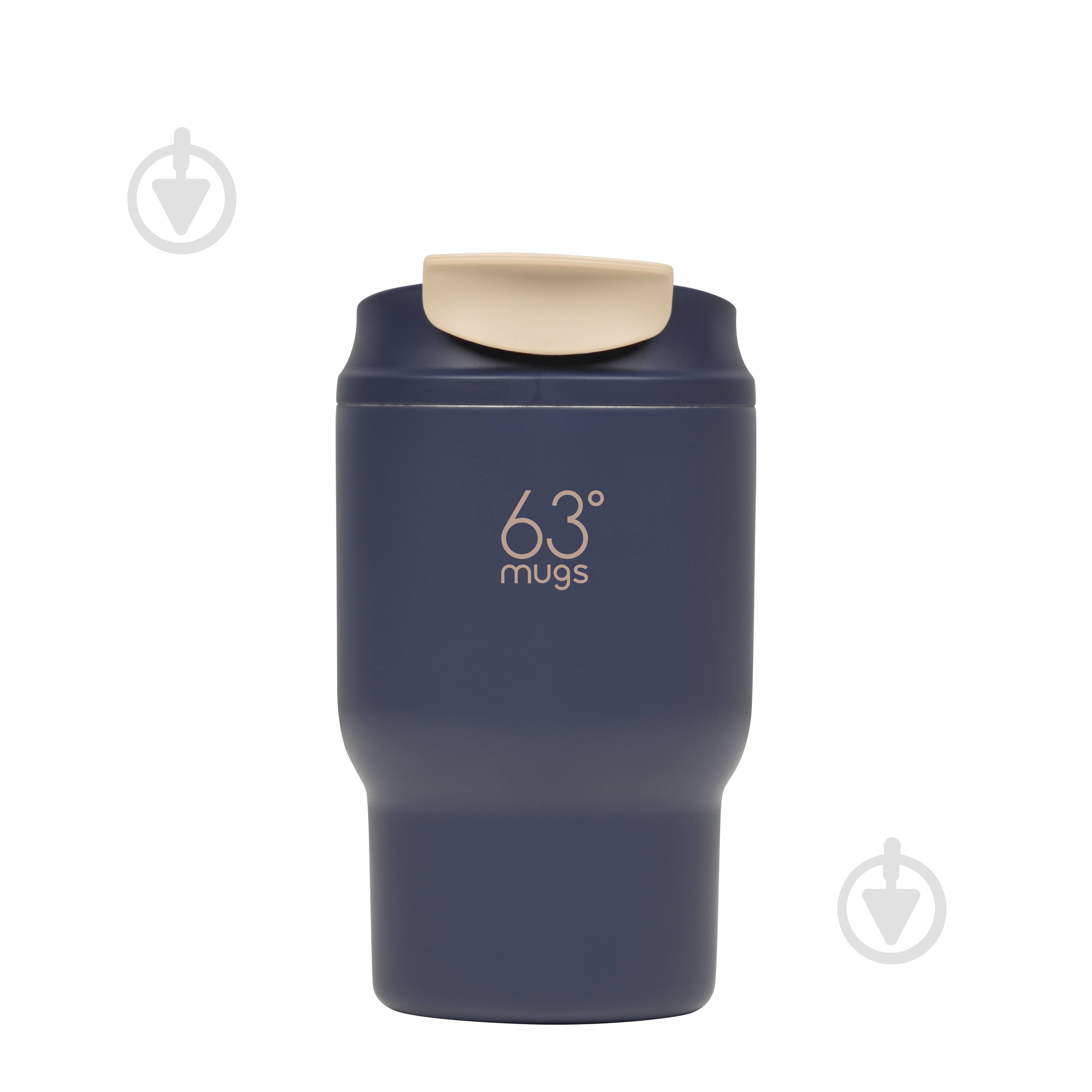 Термочашка 63MUGS Drive 360 мл Глубокая голубая - фото 1