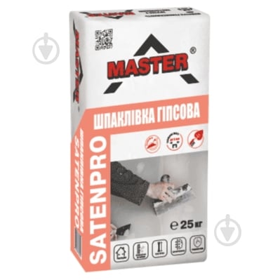 Шпаклевка Master ® "SATENPRO" Гипсовая финишная для внутренних работ - фото 1