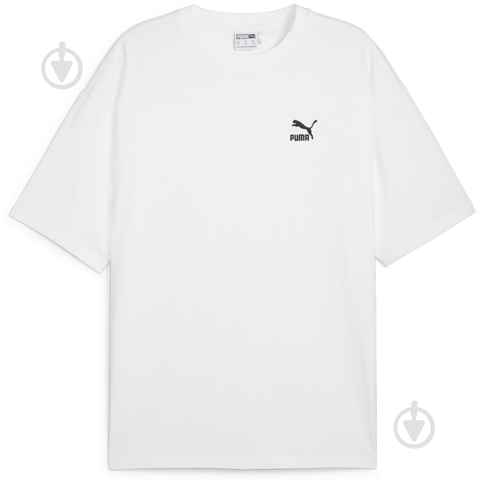 Футболка Puma BETTER CLASSICS OVERSIZED TEE 67918802 р.M белый - фото 1