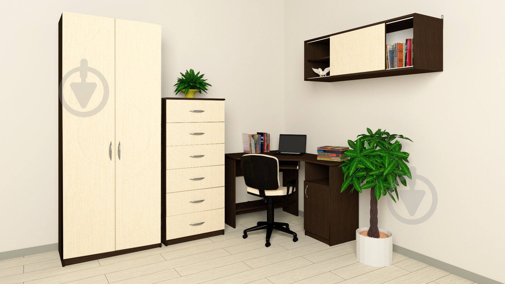 УЦЕНКА! Стол компьютерный Компанит СУ-13 венге - фото 7