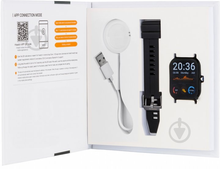 Смарт-часы Amico Go Fun Pulseoximeter and Tonometer black (850472) - фото 4