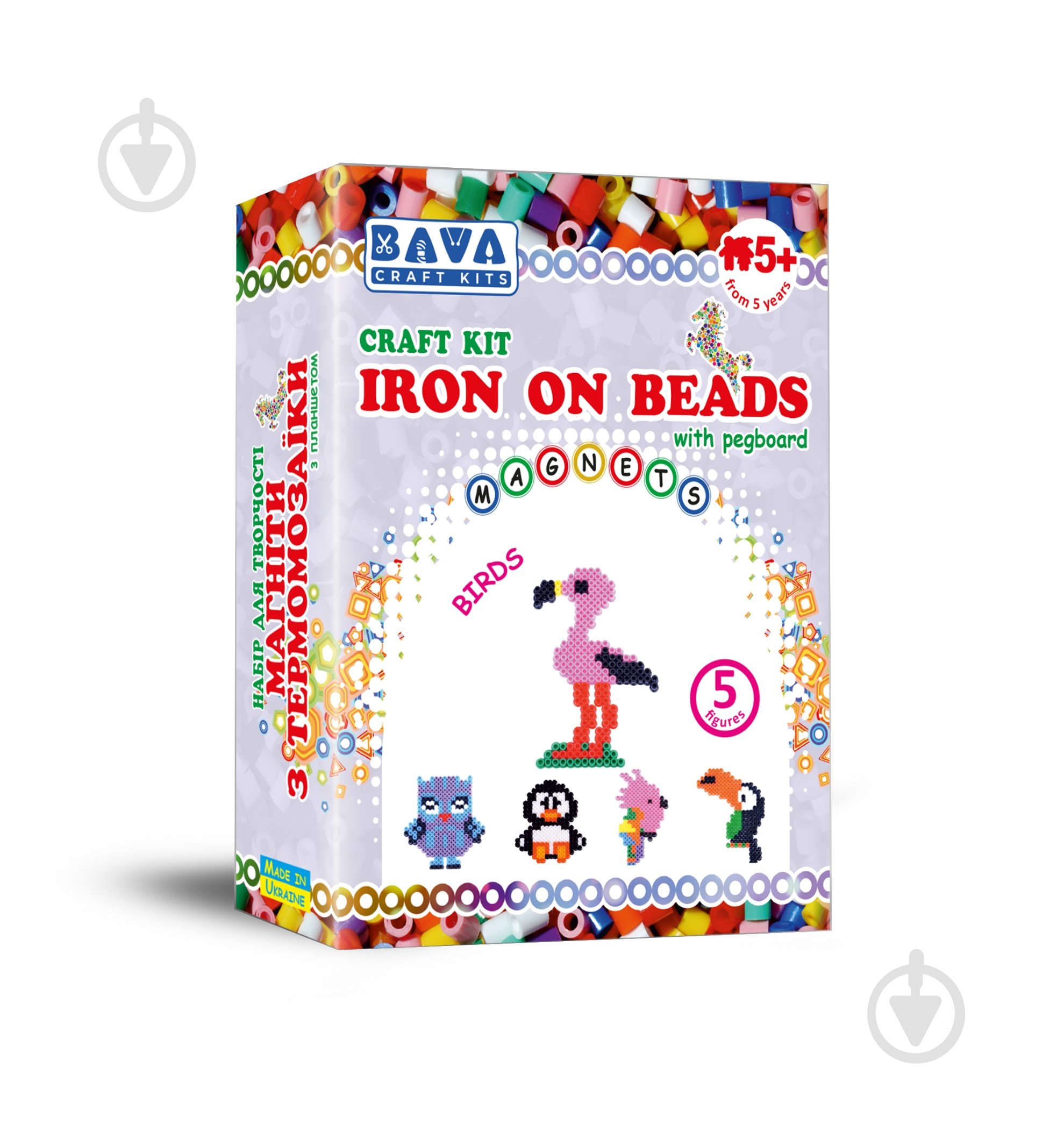 Термомозаїка Умняшка "Магніти з термомозаїки "Птахи" ТМ-005 - фото 1