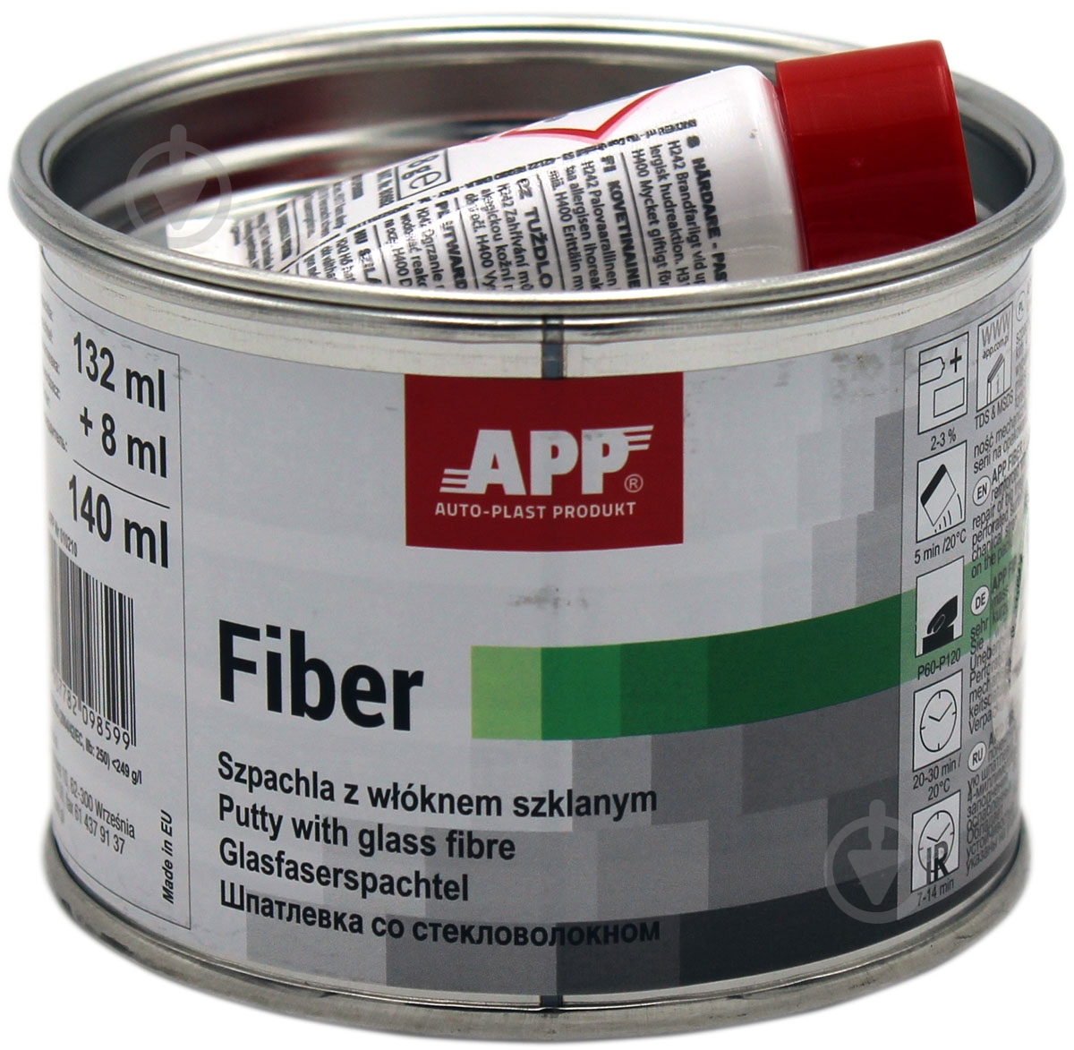 Шпаклевка со стекловолокном APP Fiber 140мл - фото 1 Шпаклевка со стекловолокном APP Fiber 140мл - фото 1