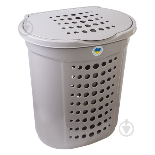 Кошик для білизни Алеана 568х504х394 мм 60 л какао - фото 1