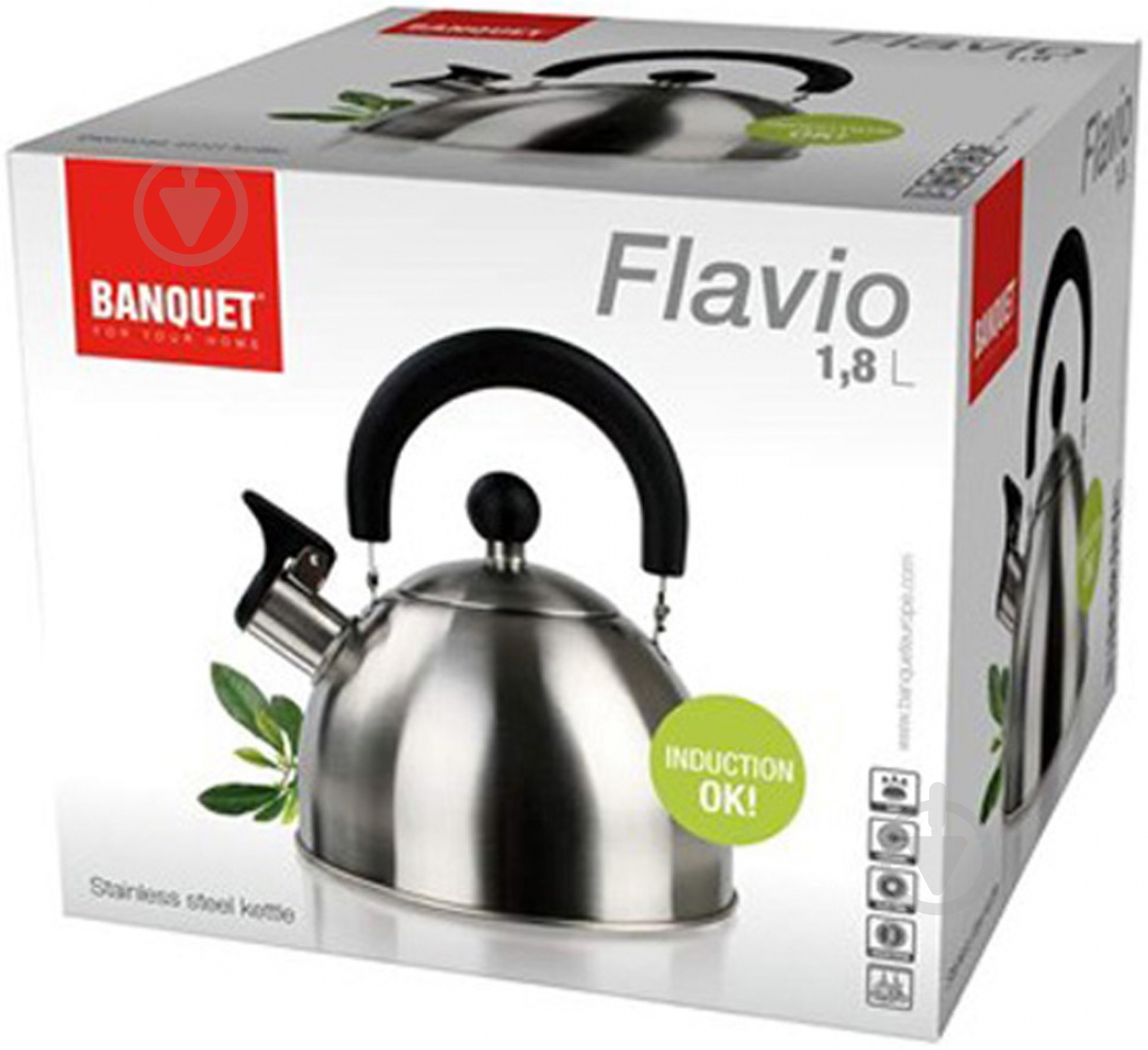 Чайник Banquet Flavio 1,8 л 48AA02 - фото 2