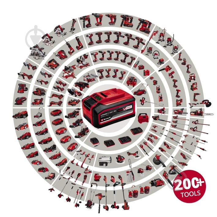 Фонарь Einhell 18,0V 4Ah X-Change TE-CL 18 Li 4514110 Set3 - фото 2