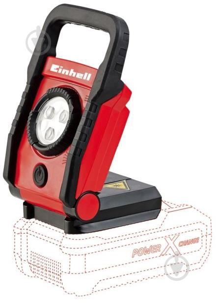 Фонарь Einhell 18,0V 4Ah X-Change TE-CL 18 Li 4514110 Set3 - фото 14