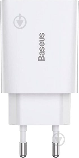 Сетевое зарядное устройство BASEUS QC 1С CCFS-SN02 20W White - фото 4 Сетевое зарядное устройство BASEUS QC 1С CCFS-SN02 20W White - фото 4