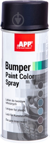 Краска аэрозольная Bumper Paint Color Spray APP 400 мл 210408 темный антрацит - фото 1