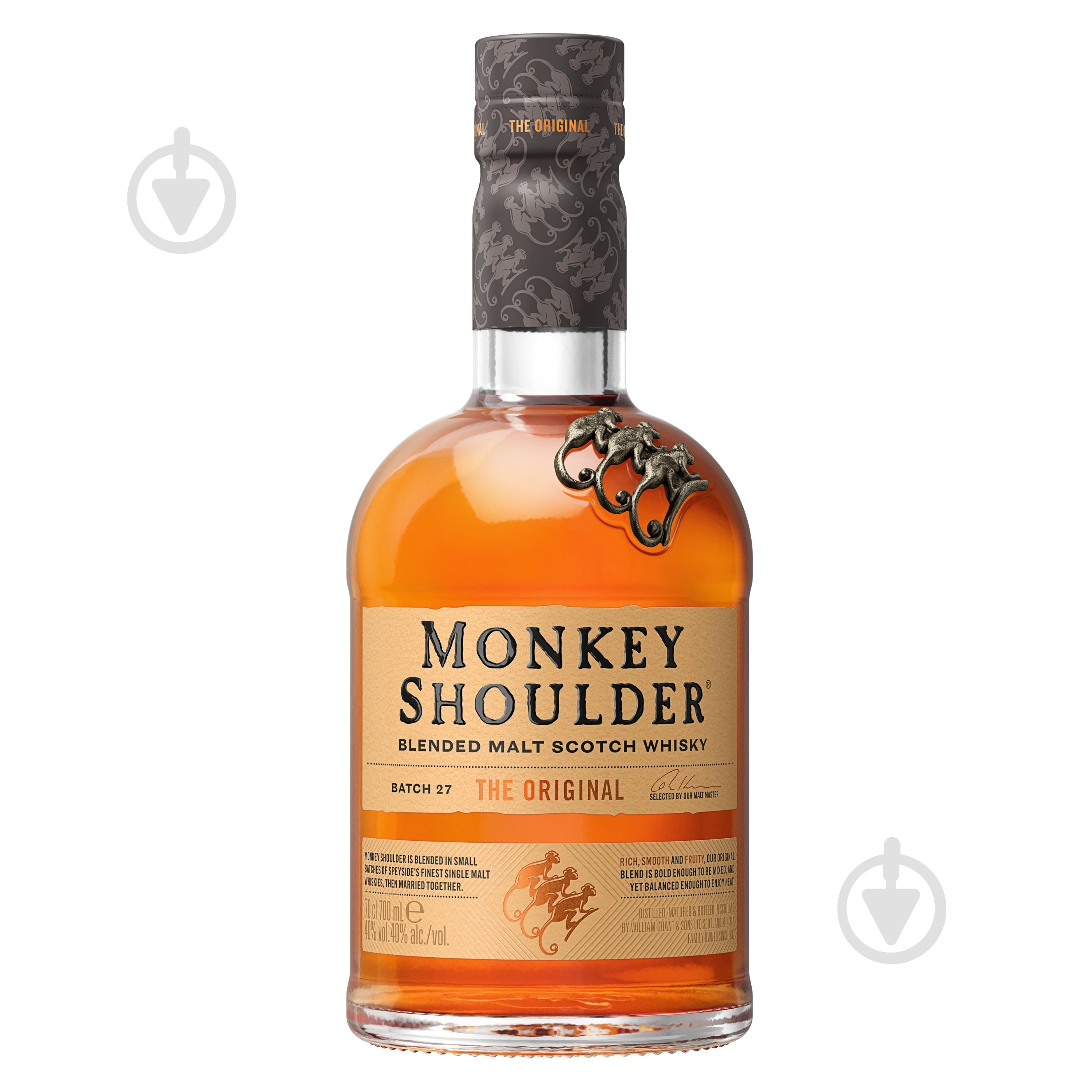 Віскі Monkey Shoulder 40% (5010327105215) 0,7 л - фото 1