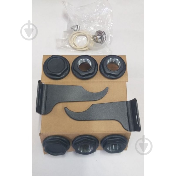 Монтажный комплект для радиаторов Nova Florida 1х1/2 BLACK COFFEE черный - фото 3 Монтажный комплект для радиаторов Nova Florida 1х1/2 BLACK COFFEE черный - фото 3