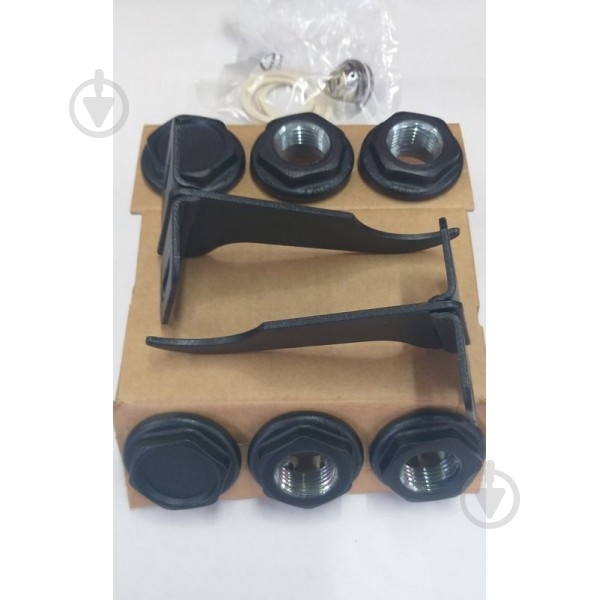 Монтажный комплект для радиаторов Nova Florida 1х1/2 BLACK COFFEE черный - фото 2 Монтажный комплект для радиаторов Nova Florida 1х1/2 BLACK COFFEE черный - фото 2