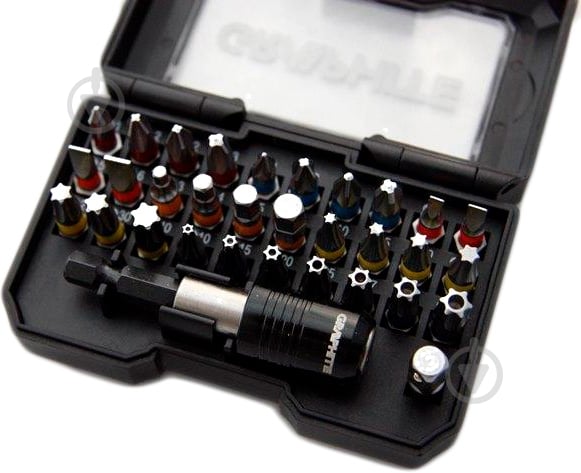 Набор бит GRAPHITE с держателем 32 шт. 56H608 - фото 2