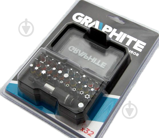 Набор бит GRAPHITE с держателем 32 шт. 56H608 - фото 4