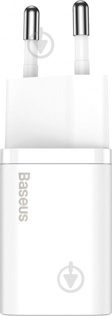 Сетевое зарядное устройство BASEUS Super Si USB-C 20W (TZCCSUP-B02) White - фото 3 Сетевое зарядное устройство BASEUS Super Si USB-C 20W (TZCCSUP-B02) White - фото 3