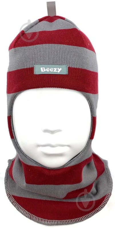 Шапка Beezy р.2 темная сталь/персидский красный - фото 1 Шапка Beezy р.2 темная сталь/персидский красный - фото 1
