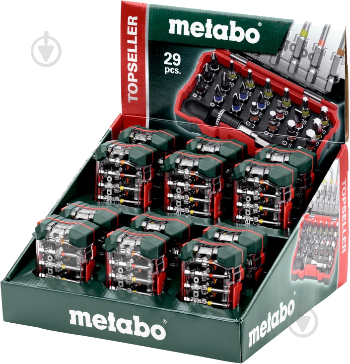 Набор бит Metabo с держателем 29 шт. 626710000 - фото 2