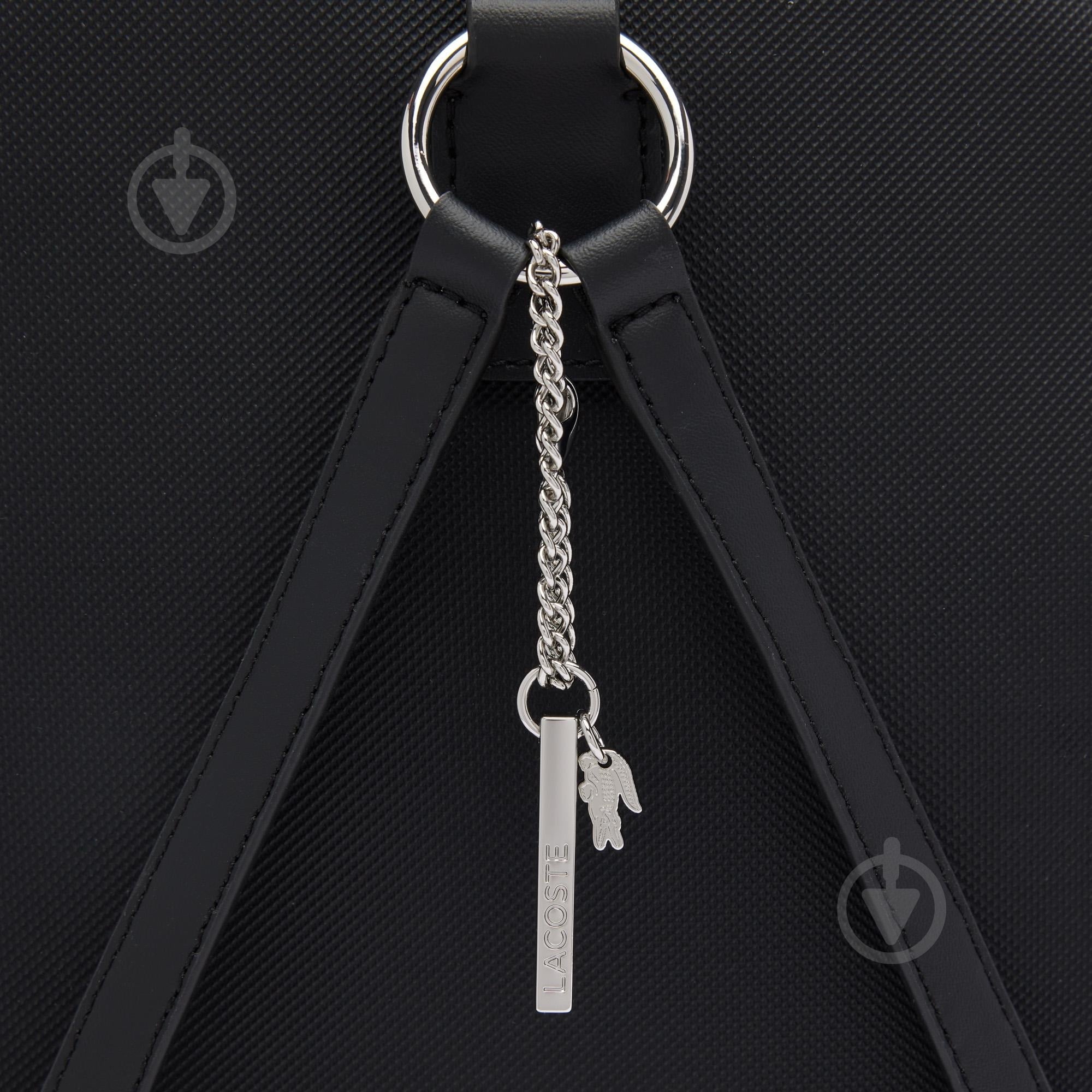 Рюкзак Lacoste Petit Pique NF4372DB-000 чорний - фото 6