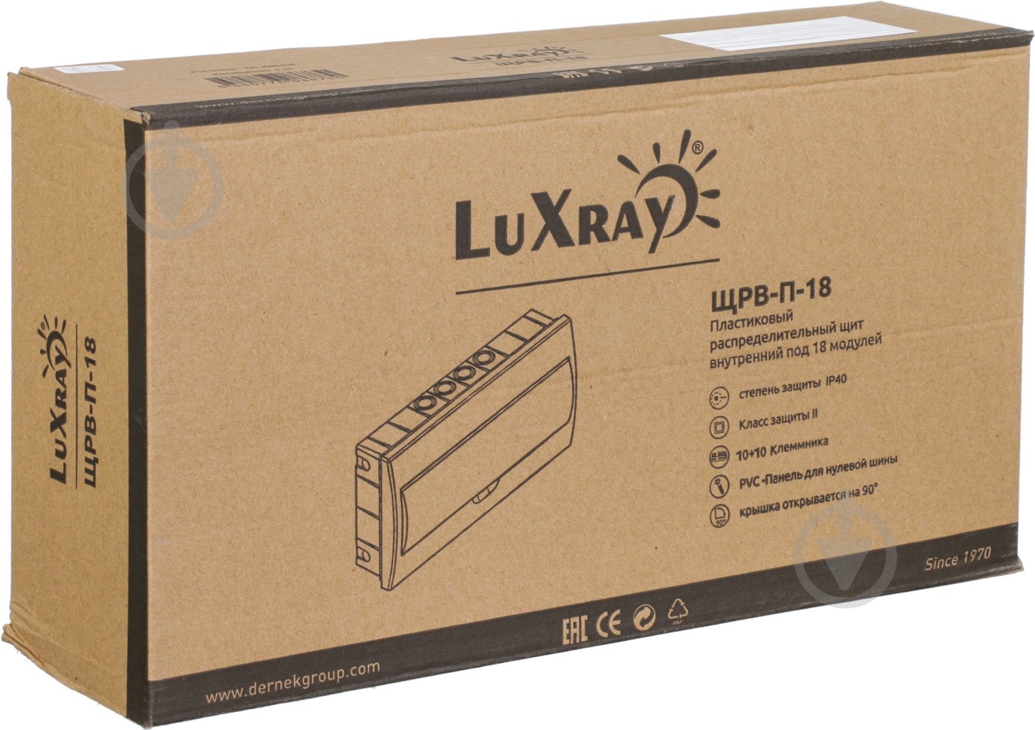 Щиток пластиковий Luxray на 18 модулів внутрішній 731-1000-018 - фото 4
