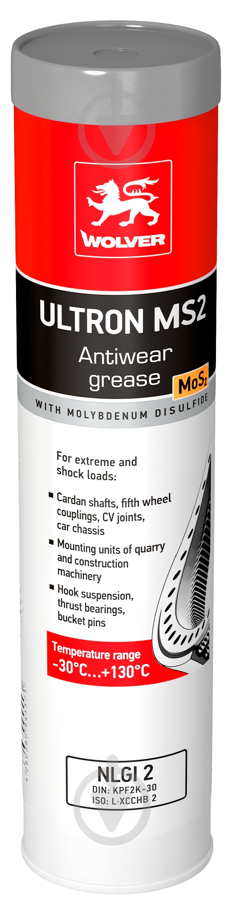 Смазка с MOS2 Wolver Litoplex MS 2 400 мл - фото 1